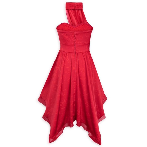 CURELLA DISNEY DRESS SIZE XS NWOT RED LIVE ACTION WITH POCKETS - Picture 3 of 13